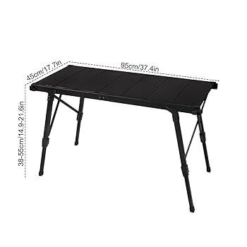 Amazon | キャンプテーブル ピクニックテーブル 折りたたみ式